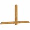 Ekena Millwork Eugene Rough Sawn Timber Gable Bracket, Western Red Cedar, 84"W x 38"H x 4"D x 4"F, 11/12 Pitch GBW084X38X0404EUG00RWR - alternate 5